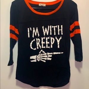 I’m With Creepy 3/4 sleeve